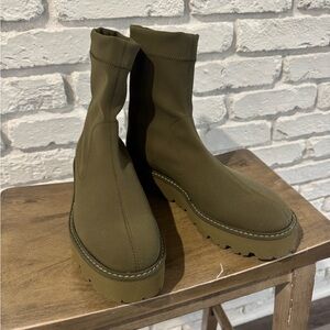 Pedro Garcia Olive Ankle Boots